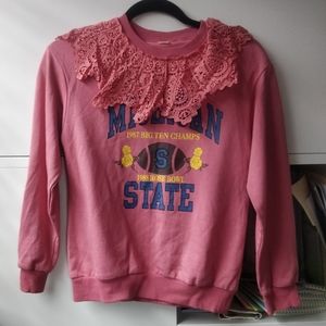 Girls sweaters T-shirts , color:  peach pink , size 12
